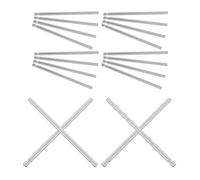 minkissy 20 Pièces Crochets pour Panneau Perforé Métal Robustes pour Suspendre Bijoux et Accessoires Standard Compatible avec Divers Panneaux Perforés