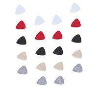 minkissy 20 pièces Lot de Médiators Feutre pour Guitare et Ukulélé Durable Confortable Authentique Accessoires Musicaux Polyvalents