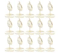 minkissy 20 Pièces Porte-Cartes Automne de Métal Forme Table en Or Citrouille Support Compact Portable pour Centre et Dîners en Famille et Restaurants