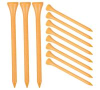 minkissy 20 Tees de Golf en Bois Réutilisables pour Balle de Golf, Résistants à L'effondrement, Lot de 20 Pièces pour Entraînement en Extérieur