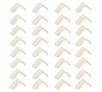minkissy 200 Pièces Anneau de Présentation pour Nail Art en Plastique Beige, Carte de Présentation de Vernis à Ongles Légère et Ergonomique pour Salon et Pratique DIY