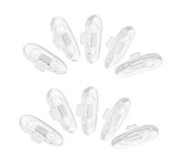 minkissy 200 Pièces Silicone Nose Pads For Glasses Soft Anti-slip Eyewear Nose Cushions Replacement And Comfortable Nasal Pad Support For Spectacles