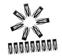 minkissy 20pièces Barrettes Métalliques Noires Pinces Antidérapantes Pour Cheveux Fins Accessoires Coiffure Femmes Clips Multifonctions Pour Contrôle Des Mèches Et Coiffage Salon