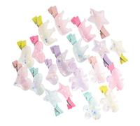 minkissy 20pièces Lot De Pinces Cheveu Pour Garçon Fille Formes Étoiles Cœurs Accessoires Cheveux Décoratifs Pour