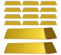 minkissy 24 Pièces Coffret Présent Boîte en Papier Or de Doré, Élégant et Résistant, pour Rangement Pratique Lors de Célébrations Festives et Mariages
