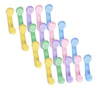 minkissy 25 pièces Mini Téléphone Décoratif Modèles de Combiné Téléphonique Jouets pour Garçon Fille Décorations Rétro Simulées pour Fêtes et Événements