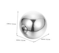 minkissy 2paires Boules De Baoding Acier Inoxydable Pour Massage Des Mains Et Exercices De Force Balles Portables