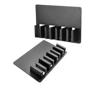 minkissy 2pcs Hair Clipper Mur Moupted Bracket Clipper Clipper Hair Trimmer Herder Pour Coiffure Barbershop Tool Organisateur Space Sauver Hair Clipper Guard Hair Hair Clipper