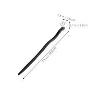 minkissy 2pièces Baguettes à Cheveux Chinoises Vintage Bois Lot Fourchette à Fleur Accessoires Pour Chignon Et Coiffure Hanfu