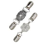 minkissy 2pièces Boucle Écharpe Accessoire Écharpe Broche Pour Vêtements Épingle à Poitrine Décoratif