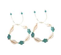 minkissy 2pièces Bracelets De Cheville Réglables Avec Charme Tortue De Bijoux Boho Pour Plage Accessoires De Colorés