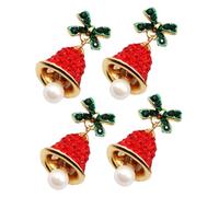minkissy 2pièces Lot De Boucles Oreilles Clochettes Pendantes Forme De Nœud Avec Bijoux Pour Fête De Et Anniversaire