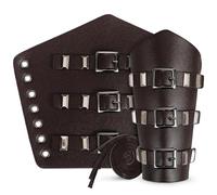 minkissy 2pièces Protège-bras Médiévaux Brassards Style Viking Accessoire De Costume Vintage Lot Pour Cosplay Et Historiques