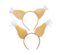 minkissy 2pièces Serre-tête Dinde-poulet Pour Thanksgiving Bandeau De Fête Avec Décorations Accessoire Amusant Pour Photos Et Réunions De Famille