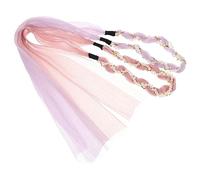 minkissy 2pièces Serre-tête Perles Pour Filles Avec Ruban Décoratif Lot De Bandeaux Pour Cheveux Pour Femmes