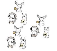 minkissy 3 Ensembles Broche Lapin Femme Ensemble De Broches Mode Cartoon Pour Vêtements Sacs Et Accessoires Décoratifs 3 Pièces * 3
