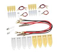 minkissy 3 Ensembles Kit Scientifique Batterie Fruits pour Enseignement à Expériences DIY Éducatives avec Horloge Électronique Matériaux Électrodes Plug in pour Élèves