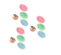 minkissy 3 Ensembles Pied Ventouse Pot Décoration De Bière Mini Décors De Bouteilles De Vin Assiette, Tasse Collier Pantalon Chaîne Bol Collier Fermoirs Basse Jeu Gel De Silice 3 Pièces * 3