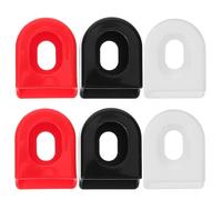 minkissy 3 Paires Protections de Manivelle en Silicone pour VTT, Faciles à Installer et Antidérapantes, Accessoires Indispensables pour Protéger Le Pédalier de Votre Vélo