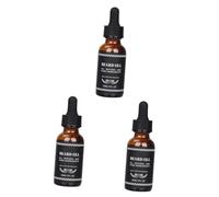 minkissy 3 Pièces 1 Sérum De Croissance De Barbe Suppléments De Barbe Pour Hommes Huile Essentielle De Moustache Huile De Barbe Pour Hommes Croissance Huile De Moustache Pour Homme Un Verre