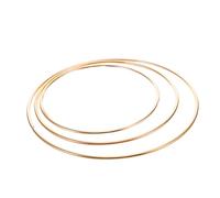minkissy 3 Pièces Base de la couronne baroque création couronne de base décoration mariage accessoires DIY mariage DIY ancienne couronne de bricolage base de coiffure le fer Golden