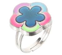minkissy 3 Pièces Bonnes de filles bijoux de mode anneaux de fleur de prunier bagues à fleurs bague d'humeur pour hommes bague d'humeur pour femme Femmes sonne alliage