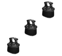 minkissy 3 Pièces Brosse à cheveux à anneau cassé brosse de toilettage de barbe brosse à cheveux pour hommes brosse à crème à raser blaireau brosse cheveux brosses de barbier pp
