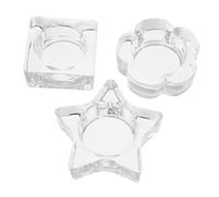 minkissy 3 Pièces Coupelles Étoile Fleur Glace pour Nettoyage Pinceaux Mélange de Gel et Stockage Liquide Accessoires Ongles