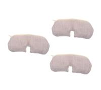 minkissy 3 Pièces Masque Pour Les Yeux À Compresse Chaude Au Sel De Rose Masque Pour Les Yeux De Sommeil Compresse Thermique Patch Pour Les Yeux Thérapie Thermique Soulagement Des Yeux