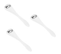 minkissy 3 Pièces masseur oculaire patch yeux bandeau yeux serum yeux eye mask masseur yeux fournitures de soins du visage outils de beauté pour femmes rouleau à glace Plastique blanche