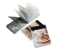 minkissy 3 Pièces Papier décoratif de collage carnet d'idées Bricolage Planificateur livre de ferraille fournitures de scrapbooking carnet de papier cahier de travail Carnet intime Coloré