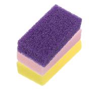 minkissy 3 Pièces Pierre Exfoliante Double-face Mousse PU pour Outil de Soin Compact pour Callosités et Peau Morte Nettoyage Facile pour Talons Fendus