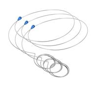minkissy 3 Pièces Porte-Lunettes d'horloger Supports bijoutier œil grossissement avec Outil de réparation de Montre Porte-Fil de loupe Porte-loupe loupe Acier Silver