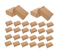 minkissy 30 Pièces Lot de Boîtes Cadeaux Miniatures Rectangulaires pour Maison De Poupée Boîtes Emballage Carton pour Vêtements De Poupée