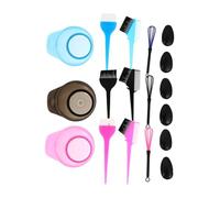 minkissy 3ensembles Kit De Coloration Capillaire Avec Peigne Bol Et Cache-oreilles Brosse Et Fouet Mélangeur Pour Teinture Cheveux