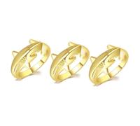 minkissy 3Pcs Anneaux Ouverts Anneaux La Bague D'Anniversaire Pour Elle Bague Requin Bijoux Requin Pour Femmes Bague Animal Bijoux De Mode Pour Femmes Bague Bijoux Bague Pour