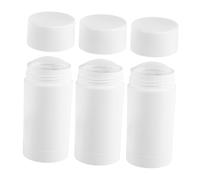 minkissy 3pièces Contenants De Déodorants Diy Réutilisables Tubes à Visser Pour Lotions Solides Format Voyage Bouteilles Vides Pour Bricolage