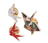 minkissy 3pièces Lot De Broches Alliage Créatif Broches Forme De Épingle à Vêtements Amusante Accessoires Pour Femmes Et Hommes