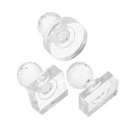 minkissy 3pièces Moule à Fard à Paupières Rond Rectangulaire Et Carré Outil De Pressage Pour Poudre De Blush Réparation Enlumineur Applicateur De Maquillage