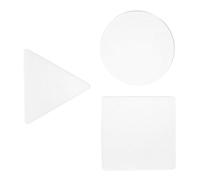 minkissy 3pièces Plaque de Gel Réutilisable pour Scrapbooking et Dessin Garçon Fille Plaque de Gel Transparente Souple pour Impression Artistique Monoprinting et Transfert Créatif