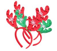 minkissy 3pièces Serre-tête De Cerf Pour Noël Fête Festival Cheveux Festifs Cadeaux Pour Femmes Filles Et Garçon Fille