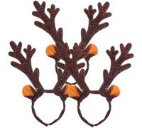 minkissy 3pièces Serre-tête De Renne Et Pinces à Cheveux Pour Noël Décoratif Et Pratique
