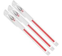 minkissy 3pièces Stylo Marquage Sourcils Étanche Rouge Crayon Permanent Pour Salon Positionnement Précis Peau Pour Microblading Tatouage Et Chirurgie