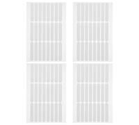 minkissy 4 Bandes Adhésives Double Face Transparentes pour Manucure, Ruban Adhésif Cristal sans Découpe, Bandes Adhésives pour Ongles, Outil de Présentation Nail Art, Usage Salon