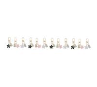 minkissy 4 Ensembles Pendentifs De Clé Fleurs De Décoratifs Pour Sac À Main Charm Sacs Et Porte Clés Rose Blanc Noir 3 Pièces * 4