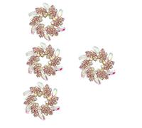 minkissy 4 Pièces broche corsage bijoux de demoiselle d'honneur broche à couronne de fleurs épingle à nourrice s et épingles pour femmes pour bouquet alliage