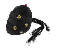 minkissy 4 Pièces Chapeaux Orientaux Chinois Traditionnels Nylon Queue de Cheval pour Cosplay et Spectacles Adultes