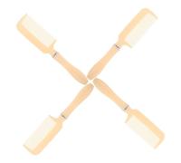 minkissy 4 Pièces Ensemble Peigne de massage pour côtes de rechange Set de peignes peigne démêlant peignes à cheveux pour coiffer peigne large peigne à dents fines petit peigne Plastique