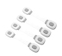 minkissy 4 pièces Loquets de Sécurité pour Portes Protection Garçon Fille Adhésif Double Face Verrous pour Réfrigérateur Meubles et Armoires