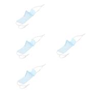 minkissy 4 Pièces Masque Nasal Masque Chaud Protège-nez Cassé Nez Anti-uv Nez Uv Bouche Nez Unisexe Couvre-nez Non Tissé Coussinet De Pont De Nez Cache Anti Nez Sky-blue Tissu Non Tissé